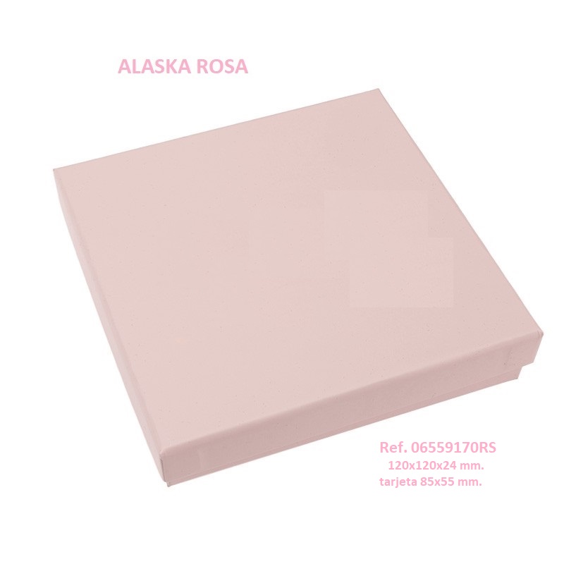Alaska Color´s ROSA tarjeta 120x120x24 mm.